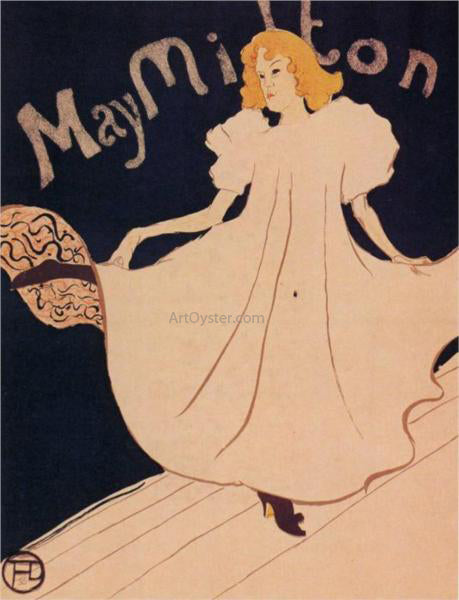 Henri De Toulouse-Lautrec May Milton - Hand Painted Oil Painting