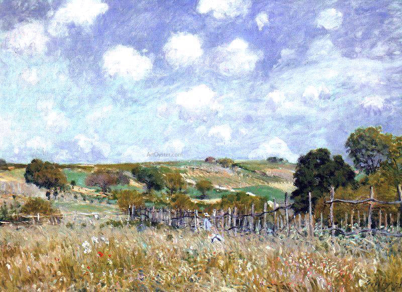 Alfred Sisley Meadow - Hand Painted Oil Painting