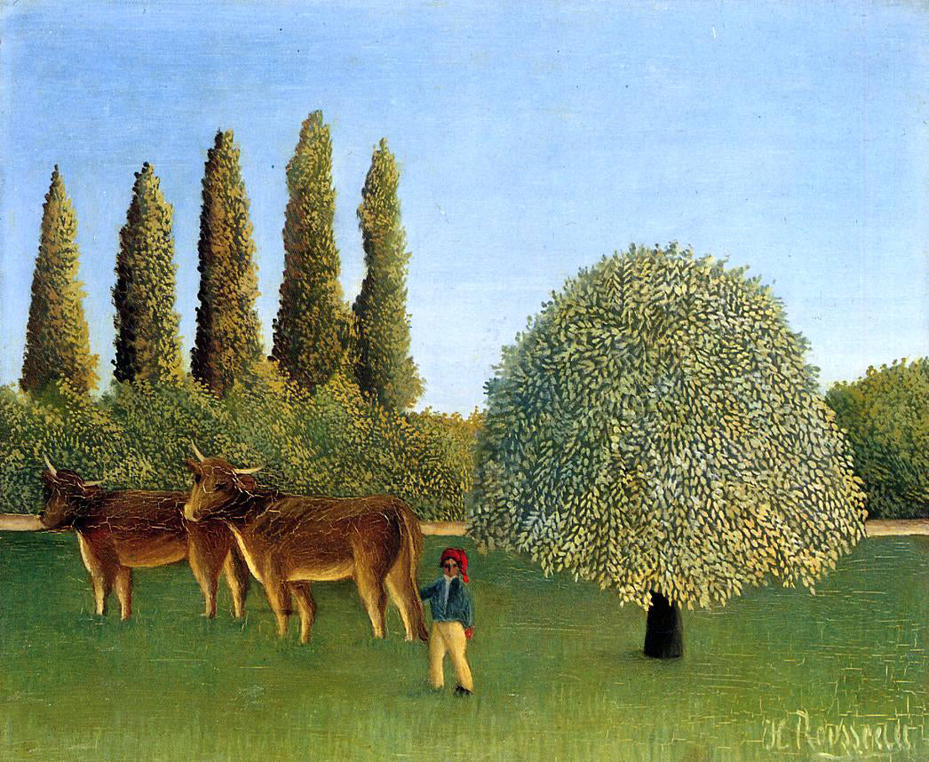 Henri Rousseau Meadowland - Hand Painted Oil Painting