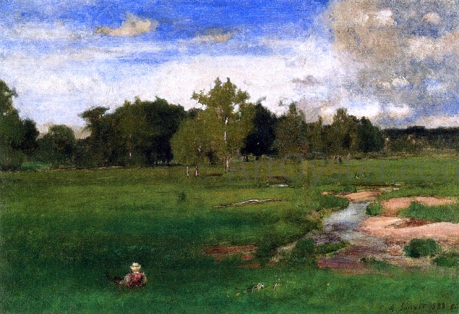  George Inness Meadowland in June - Hand Painted Oil Painting