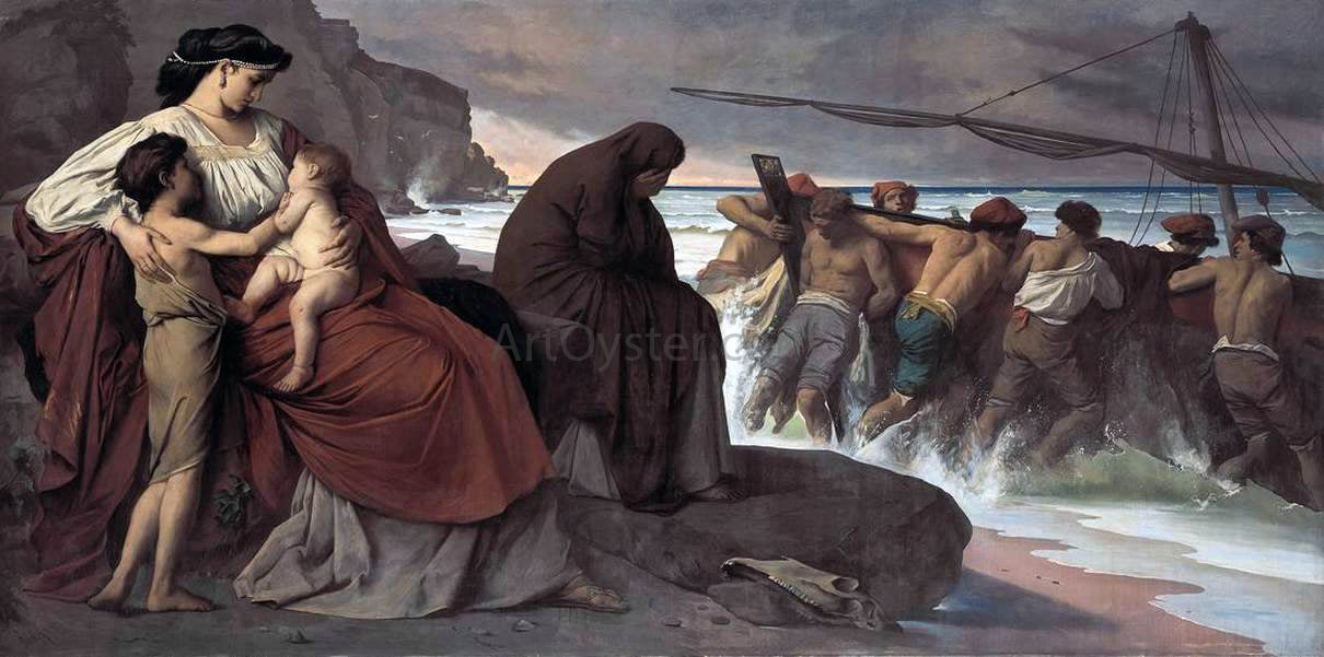  Anselm Friedrich Feuerbach Medea - Hand Painted Oil Painting