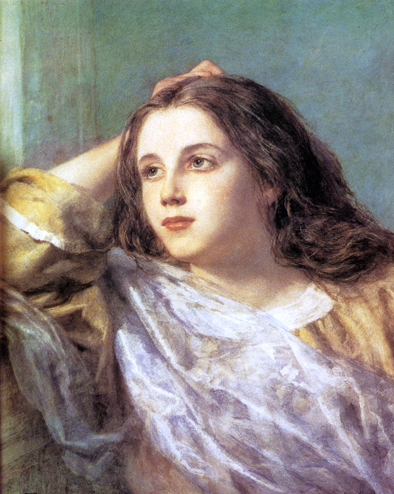 William Thomas Dobson Meditation - Hand Painted Oil Painting