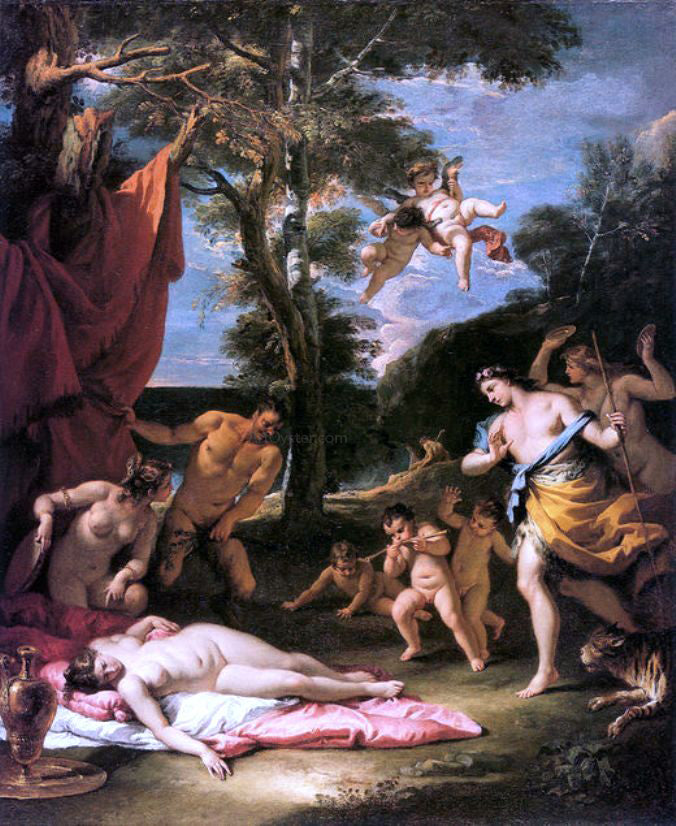 Sebastiano Ricci Meeting of Bacchus and Ariadne - Hand Painted Oil Painting