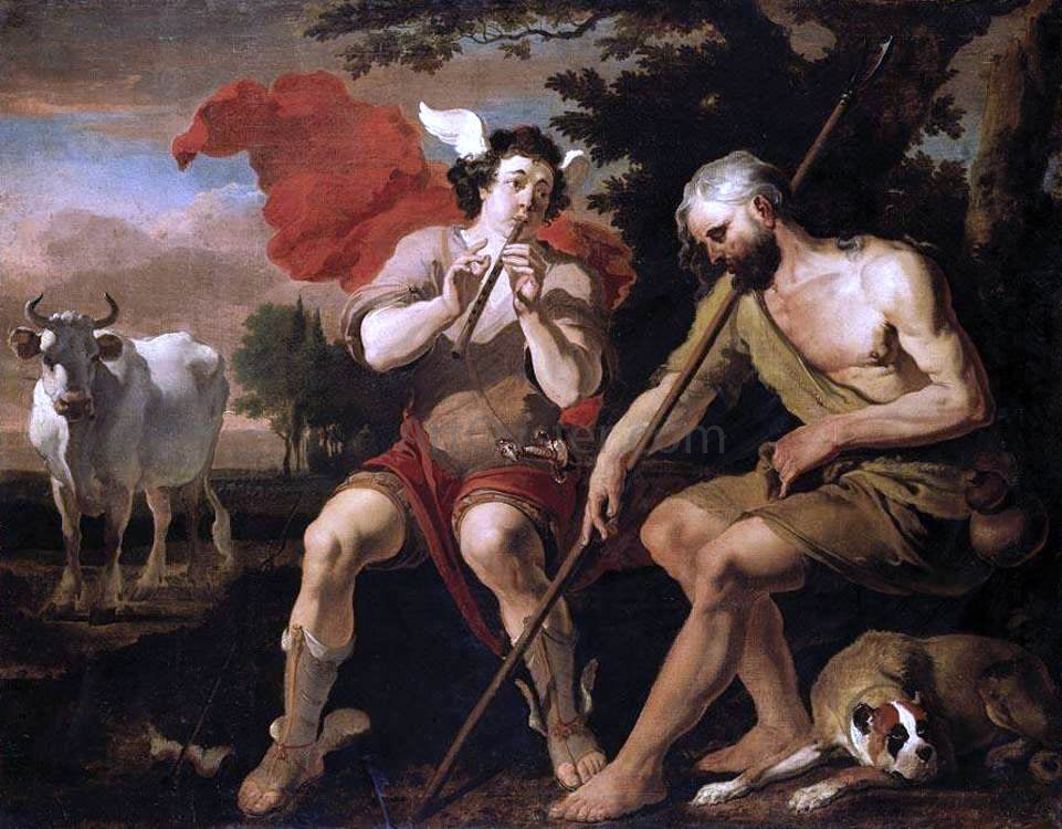  Abraham Danielsz Hondius Mercury and Argos - Hand Painted Oil Painting