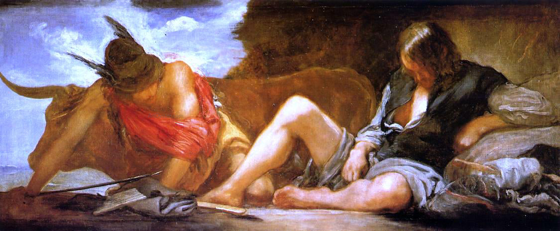 Diego Velazquez Mercury and Argus - Hand Painted Oil Painting