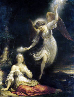 Daniel Huntington Mercy's Dream - Hand Painted Oil Painting