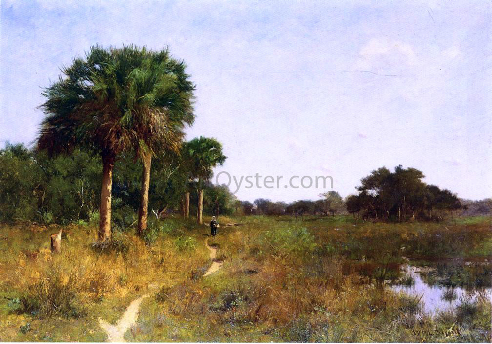 William Lamb Picknell Midwinter in Florida - Hand Painted Oil Painting