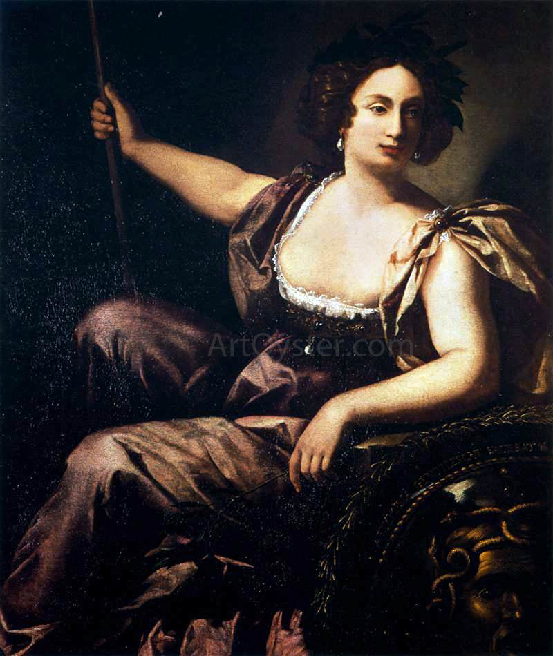 Artemisia Gentileschi Minerva - Hand Painted Oil Painting