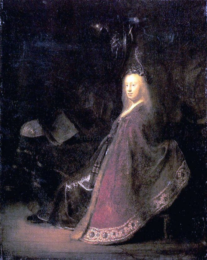 Rembrandt Van Rijn Minerva - Hand Painted Oil Painting