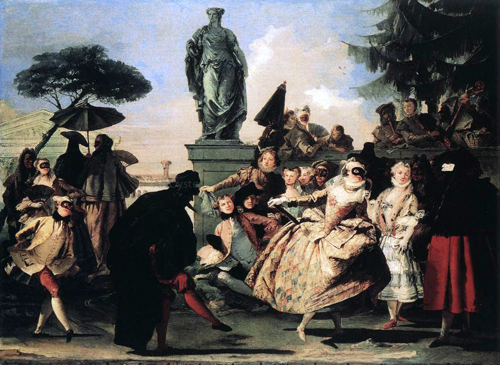 Giovanni Domenico Tiepolo Minuet - Hand Painted Oil Painting