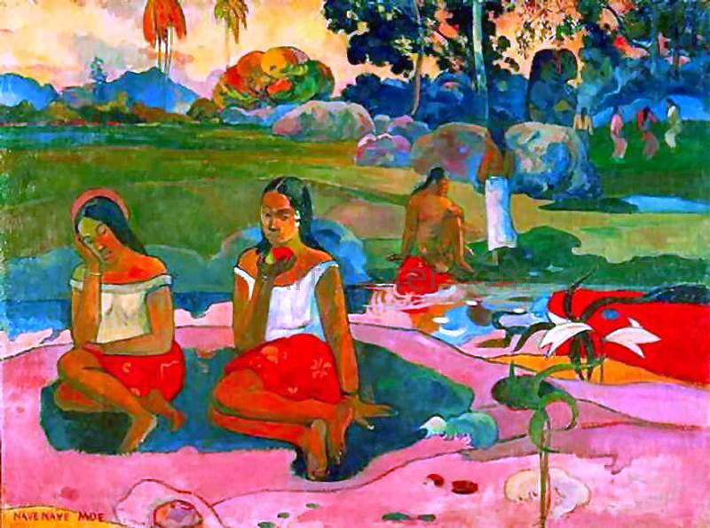 Paul Gauguin Miraculous Source - Hand Painted Oil Painting