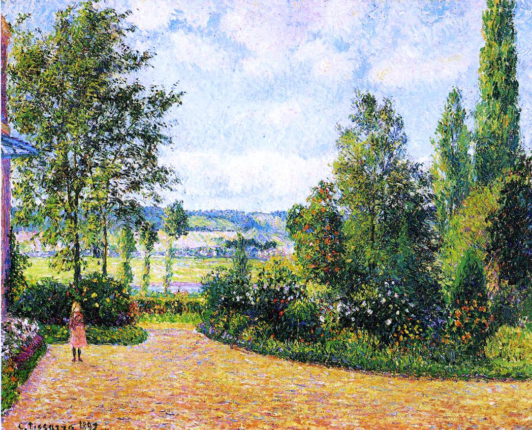 Camille Pissarro Mirbeau's Garden, the Terrace - Hand Painted Oil Painting
