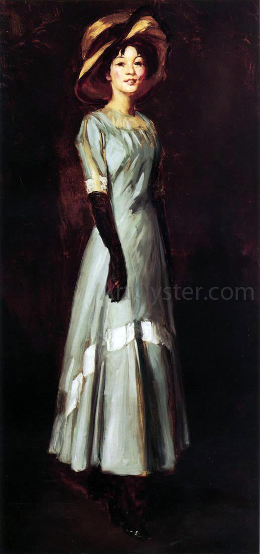 Robert Henri Miss Kaji Waki - Hand Painted Oil Painting