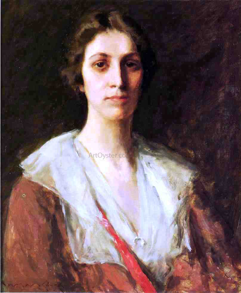 William Merritt Chase Miss Mary Margaret Sweeny - Hand Painted Oil Painting