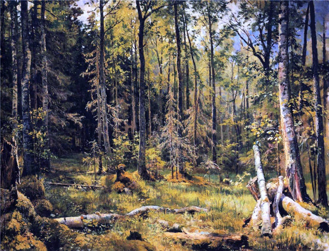 Ivan Ivanovich Shishkin Mixed Forest - Hand Painted Oil Painting