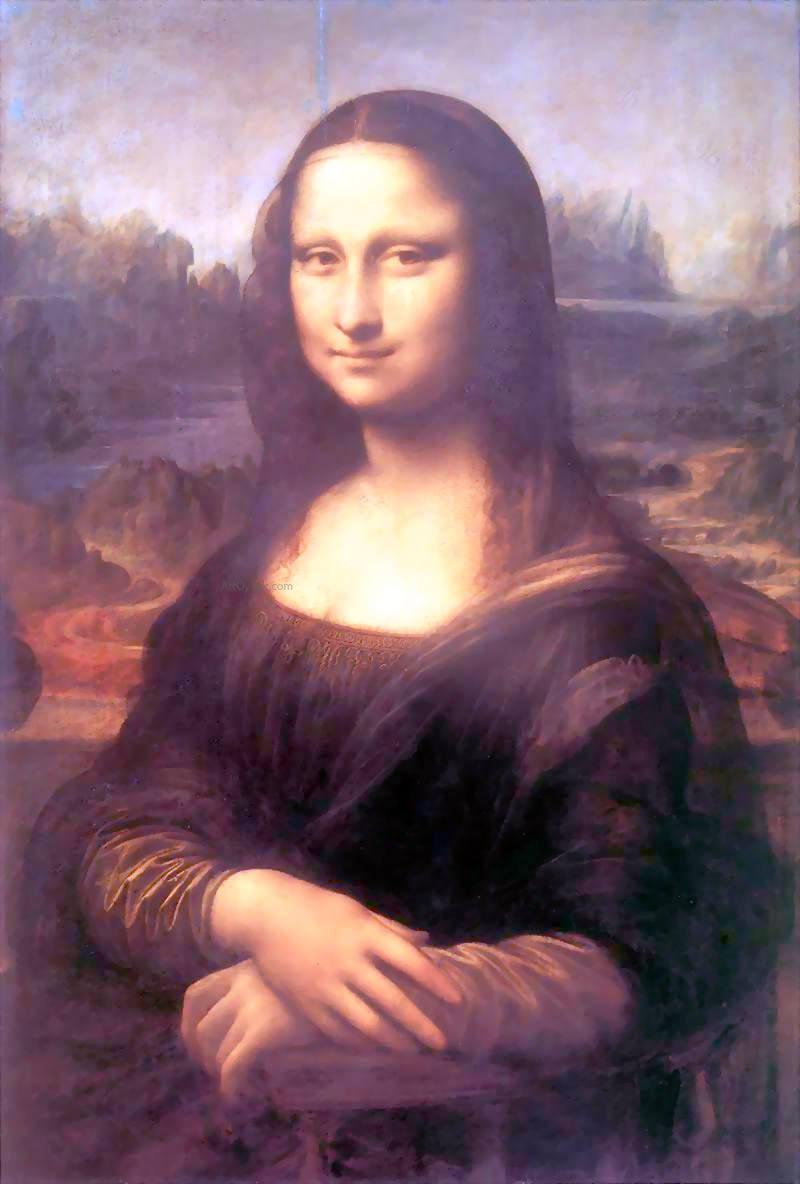 Leonardo Da Vinci Mona Lisa (also known as La Gioconda) - Hand Painted Oil Painting