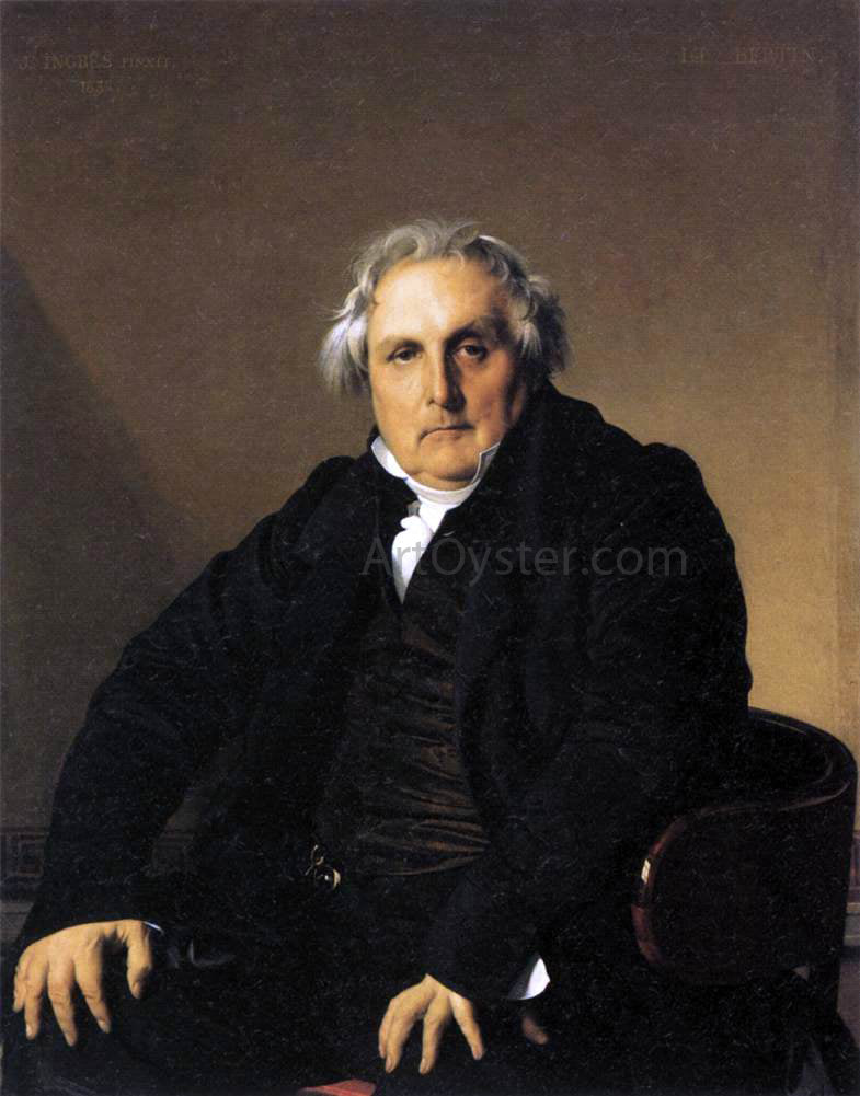 Jean-Auguste-Dominique Ingres Monsieur Bertin - Hand Painted Oil Painting