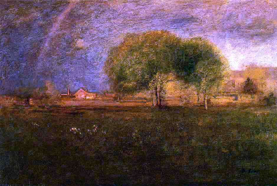 George Inness Montclair (also known as The Rainbow) - Hand Painted Oil Painting