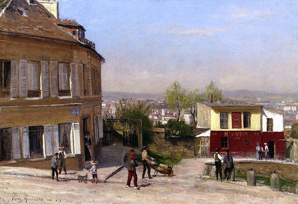  Berndt Lindholm Montmartre, Paris - Hand Painted Oil Painting