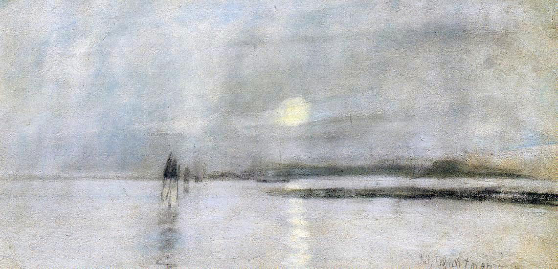 John Twachtman Moonlight, Flanders - Hand Painted Oil Painting
