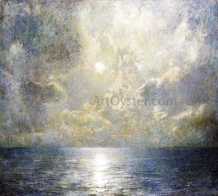 Emil Carlsen Moonlilt Seascape - Hand Painted Oil Painting