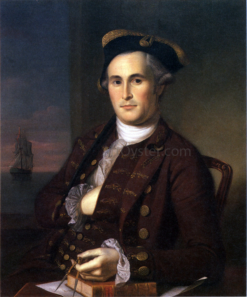 Charles Willson Peale Mordecai Gist - Hand Painted Oil Painting