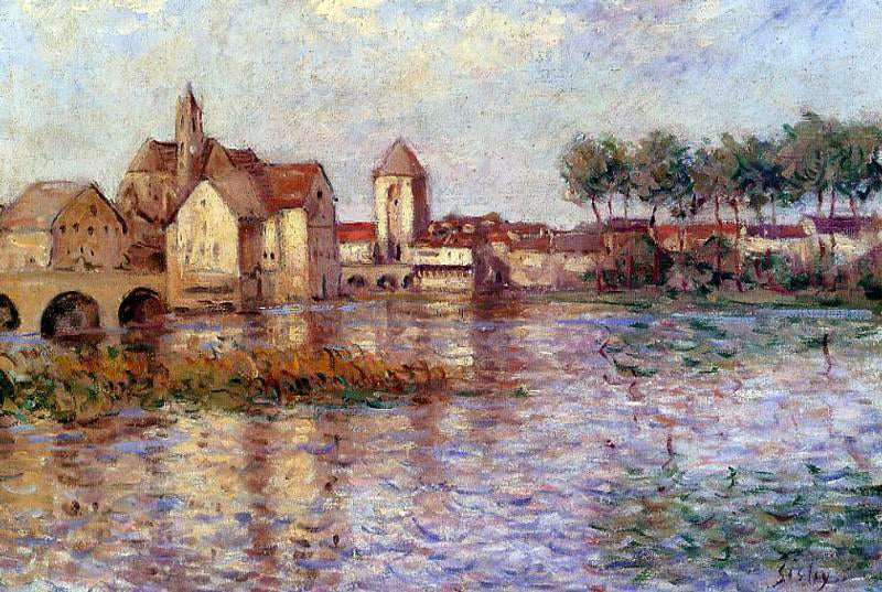 Alfred Sisley Moret-Sur-Loing - Hand Painted Oil Painting
