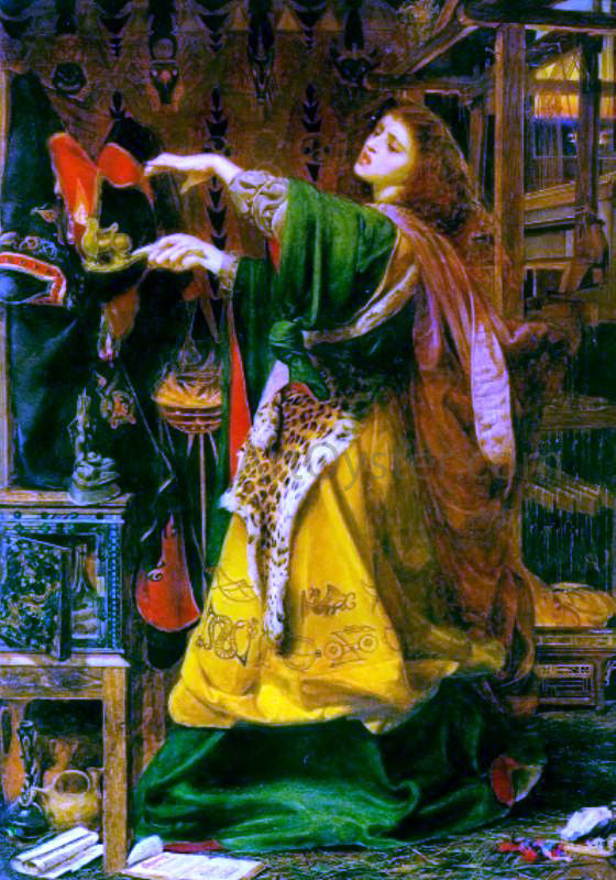  Anthony Frederick Sandys Morgana le Fay - Hand Painted Oil Painting