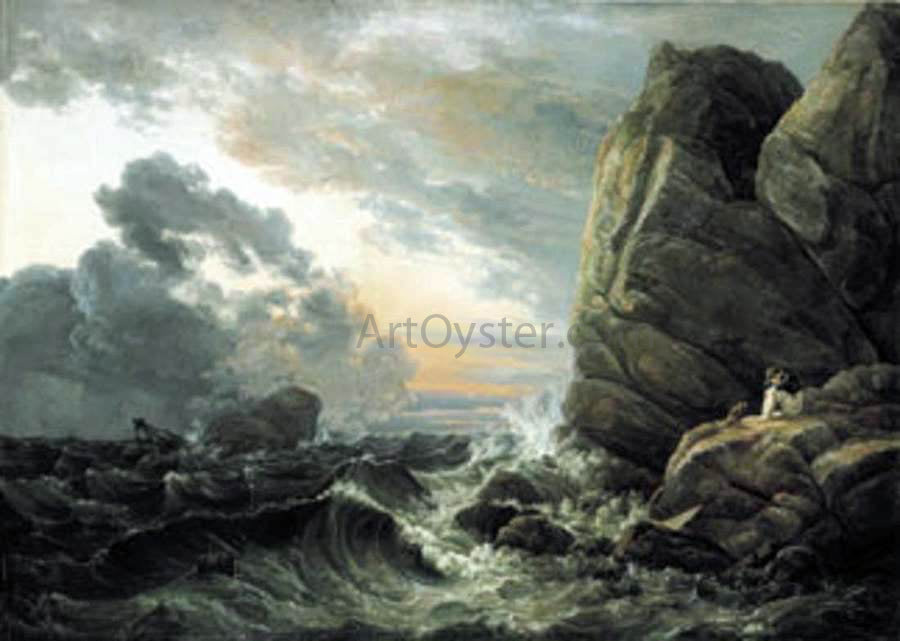 Johan Christian Claussen Dahl Morning after a Stormy Night - Hand Painted Oil Painting