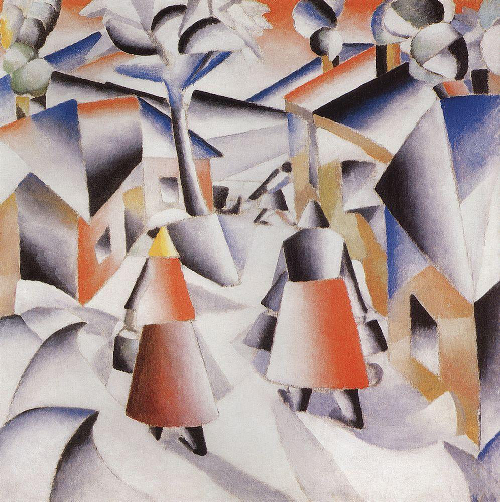 Kazimir Malevich Morning After Snowstorm - Hand Painted Oil Painting