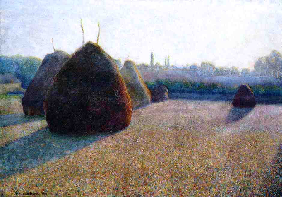 John Leslie Breck Morning Fog and Sun - Hand Painted Oil Painting