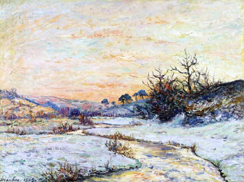 Maxime Maufra Morning in Winter, Vallee du Ris, Douardenez - Hand Painted Oil Painting