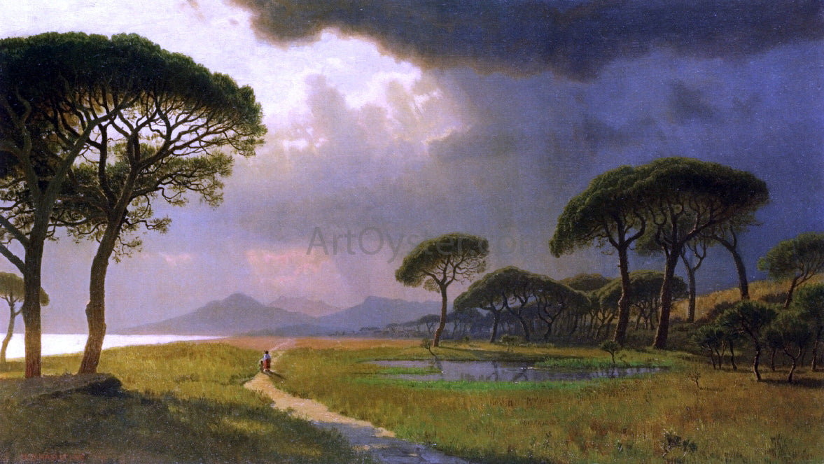 William Stanley Haseltine Morning Light, Roman Campagna - Hand Painted Oil Painting