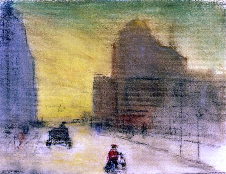 Robert Henri Morning Reflections - Hand Painted Oil Painting