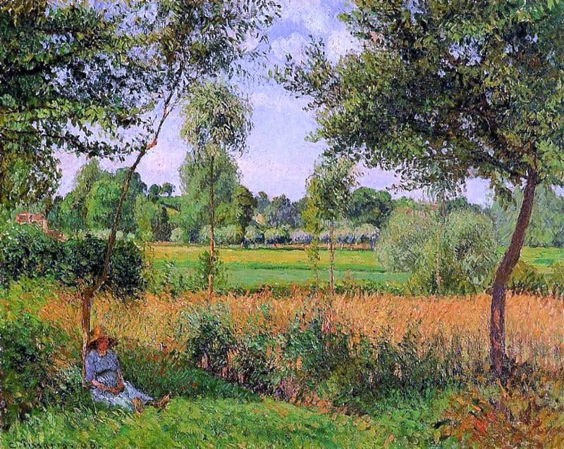 Camille Pissarro Morning, Sun Effect, Eragny - Hand Painted Oil Painting