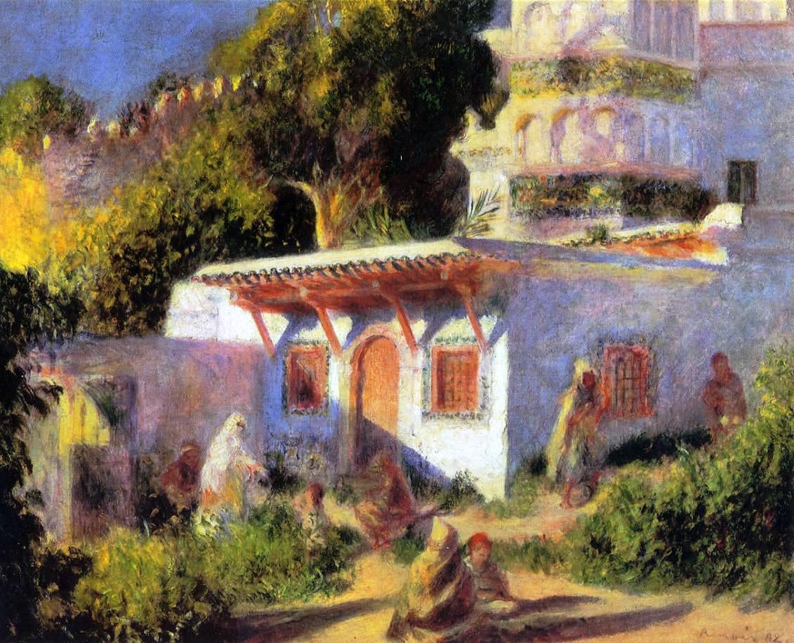  Pierre Auguste Renoir A Mosque in Algiers - Hand Painted Oil Painting