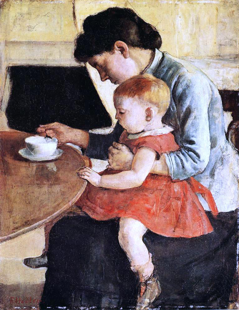 Ferdinand Hodler Mother and Child - Hand Painted Oil Painting