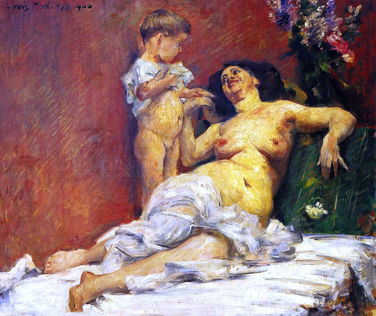 Lovis Corinth Mother and Child - Hand Painted Oil Painting