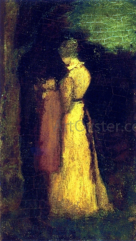 Albert Pinkham Ryder Mother and Child - Hand Painted Oil Painting