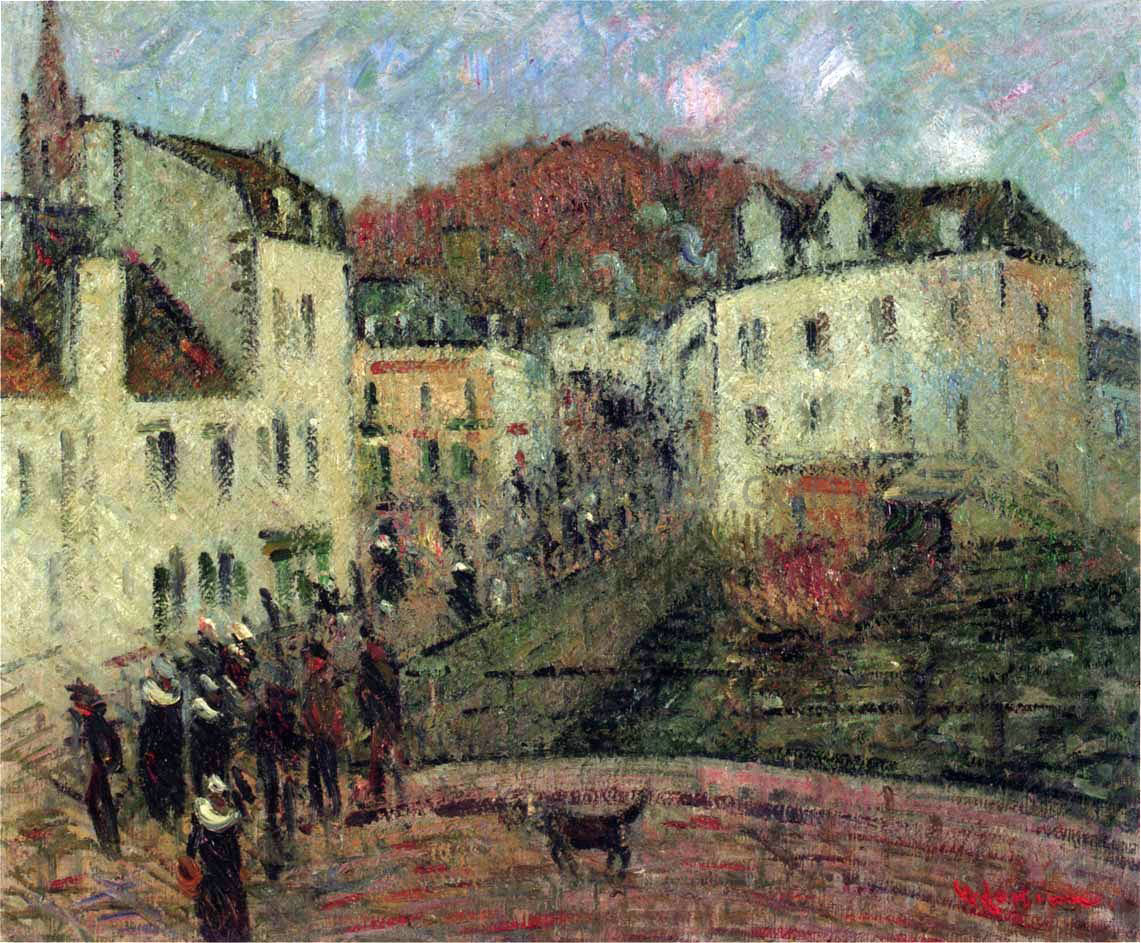 Gustave Loiseau Moulin a Pont Aven - Hand Painted Oil Painting