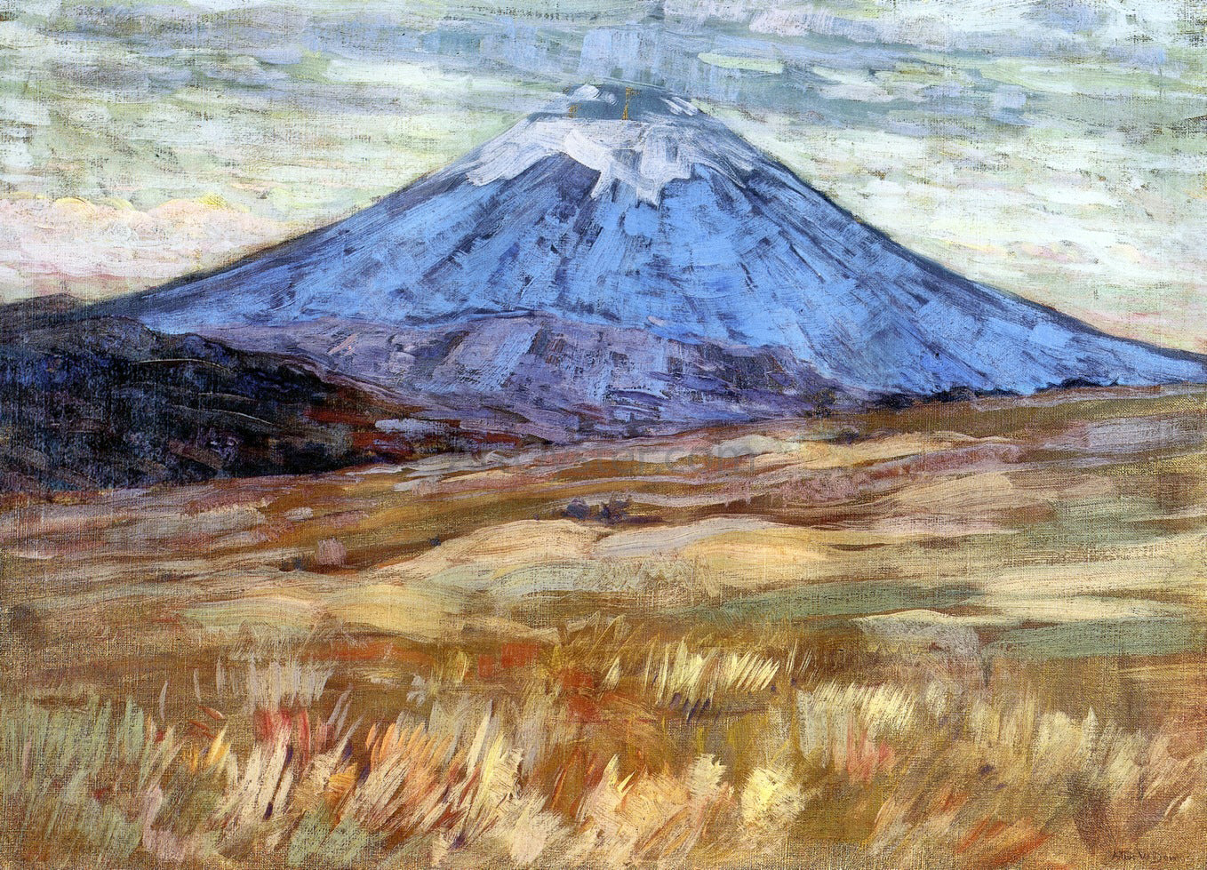 Arthur Wesley Dow Mount Hood - Hand Painted Oil Painting