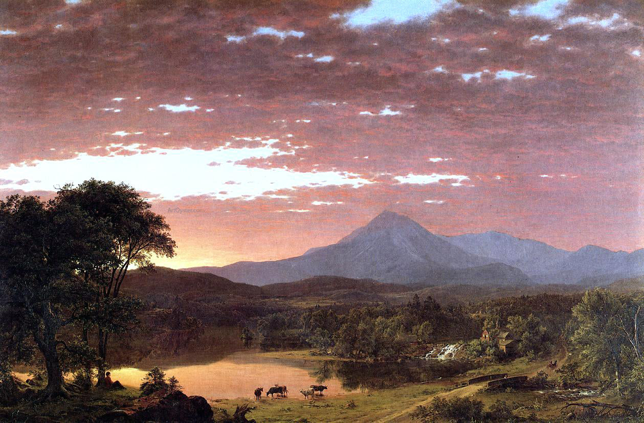 Frederic Edwin Church Mount Ktaadn (also known as Mount Katahdin) - Hand Painted Oil Painting