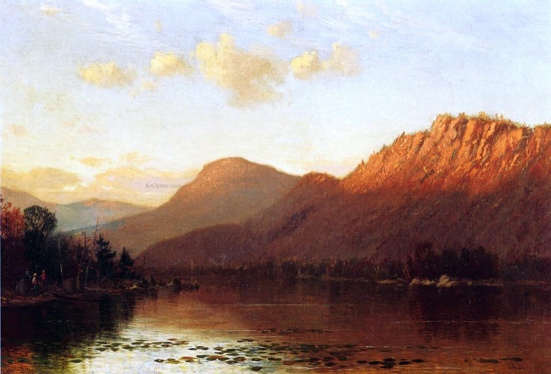  James Renwick Brevoort Mountain Lake Scene - Hand Painted Oil Painting