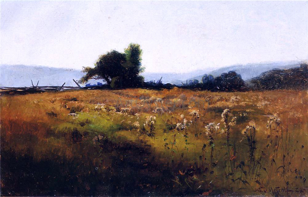 Willard Leroy Metcalf Mountain View from High Field - Hand Painted Oil Painting