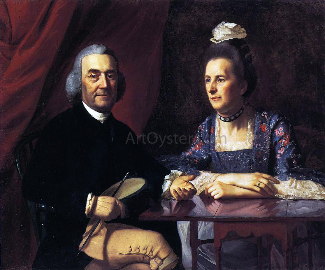 John Singleton Copley Mr. and Mrs. Isaac Winslow (Jemina Debuke) - Hand Painted Oil Painting