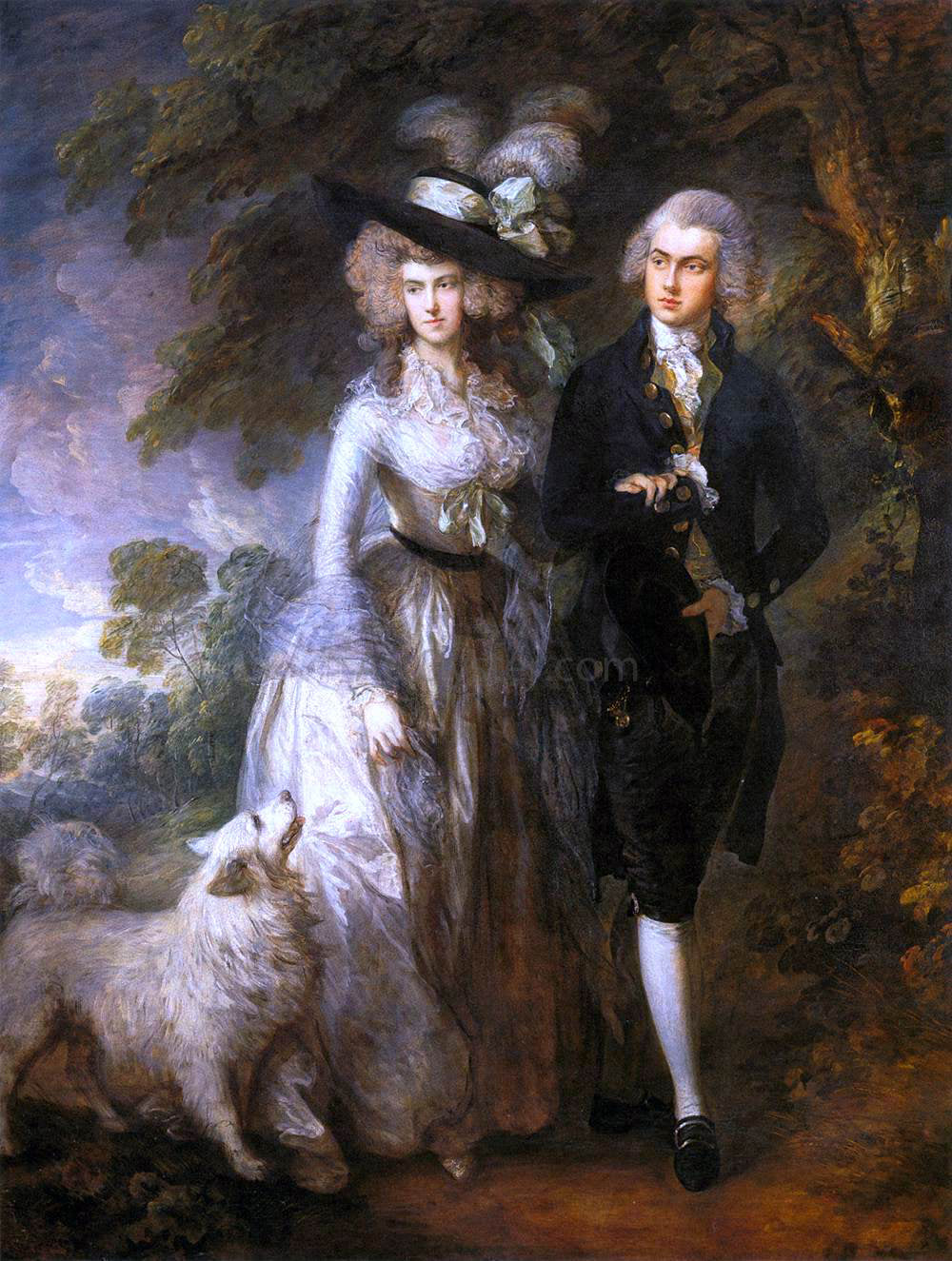 Thomas Gainsborough Mr and Mrs William Hallett ('The Morning Walk') - Hand Painted Oil Painting