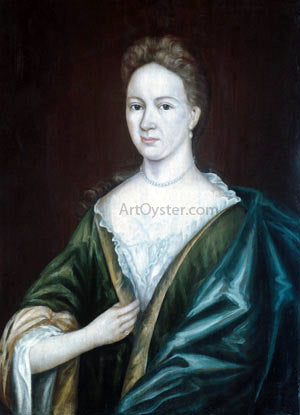  Gerrit Duyckinck Mrs. Augustus Jay - Hand Painted Oil Painting