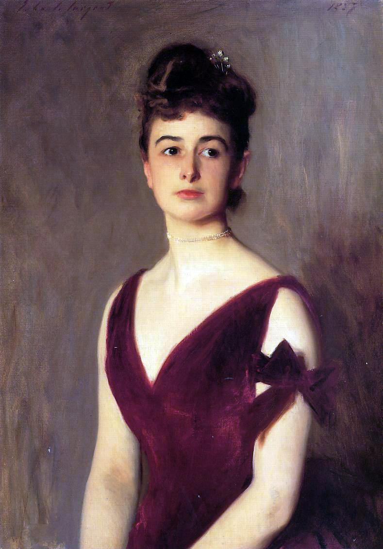 John Singer Sargent Mrs. Charles E. Inches nee Louise Pomeroy - Hand Painted Oil Painting