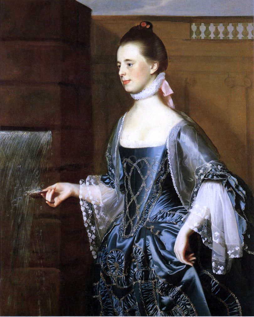 John Singleton Copley Mrs. Daniel Sargent (Mary Turner Sargent) - Hand Painted Oil Painting