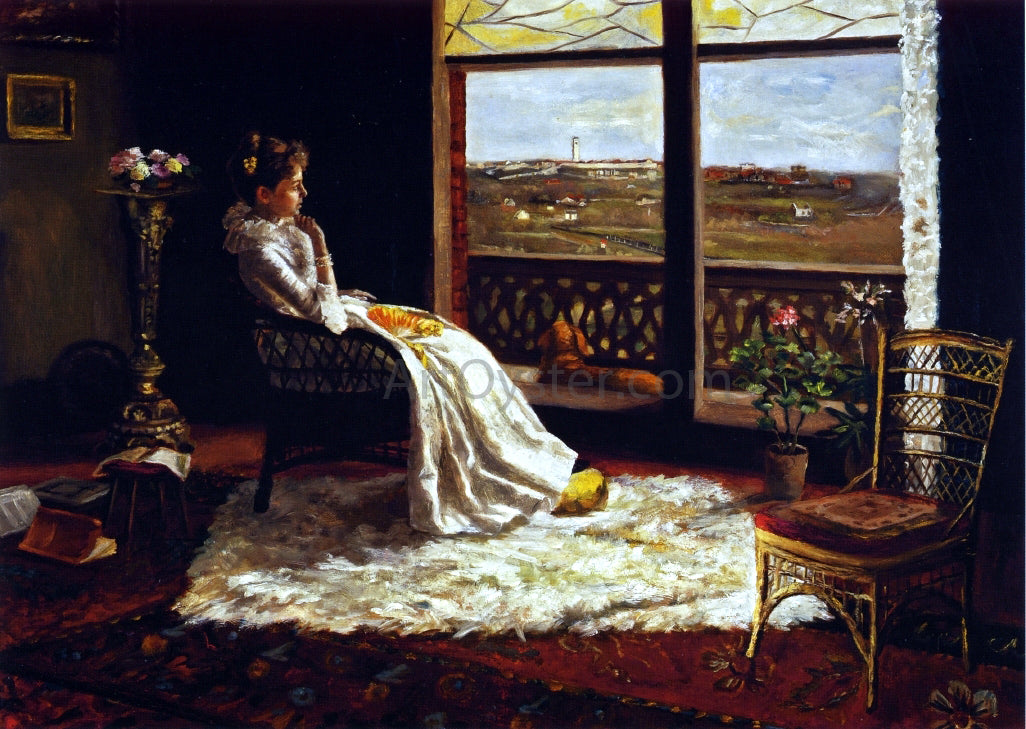 Robert Jenkins Onderdonk Mrs. E. B. Chandler in Her Room - Hand Painted Oil Painting
